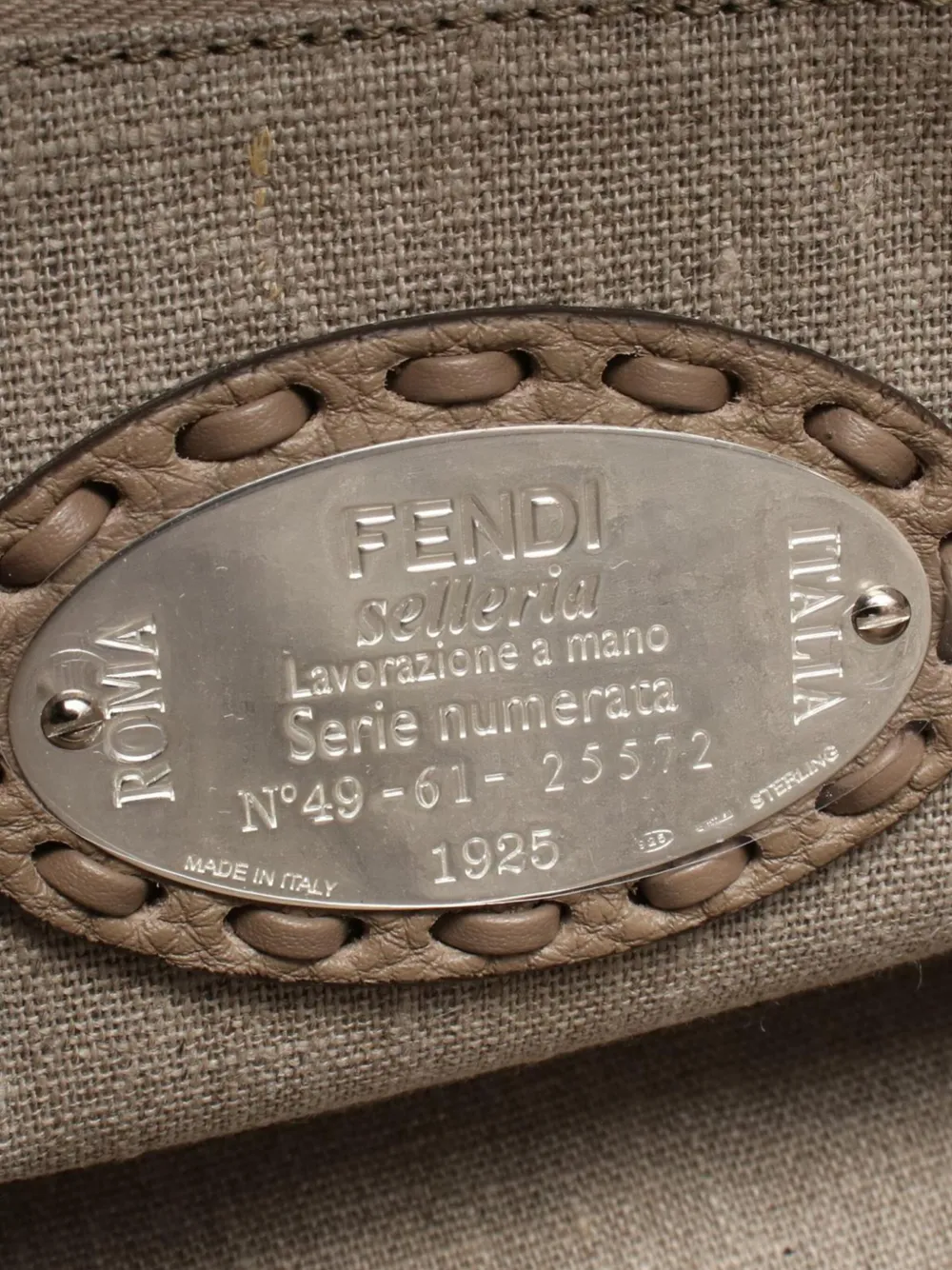 Pre-owned Fendi 2010-2025 Medium Leather By The Way Satchel