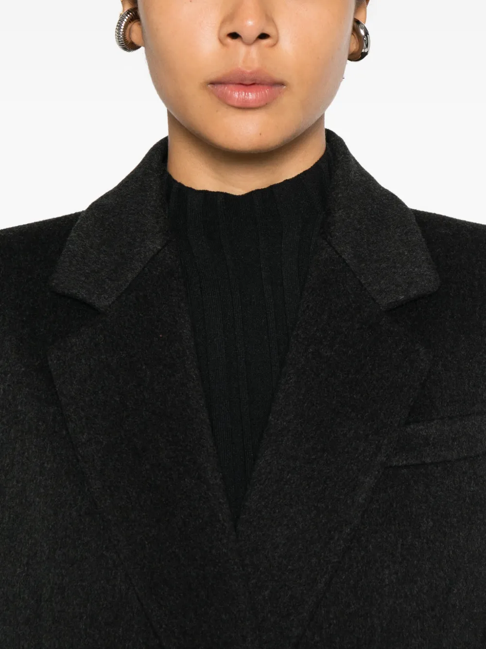 Alberto Biani Jas met dubbele rij knopen Grijs