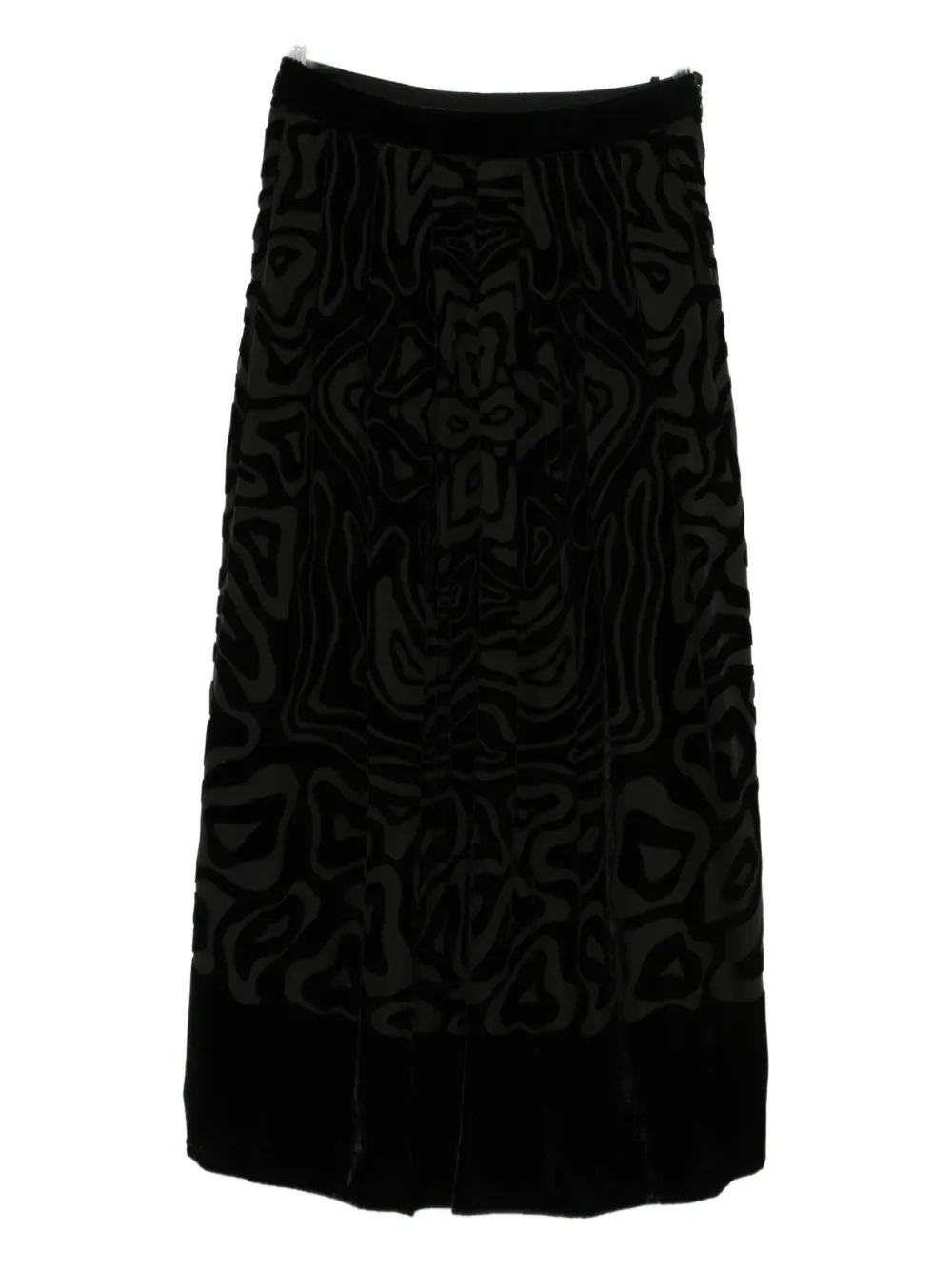 Ulla Johnson Valleta Patterned Skirt In Black