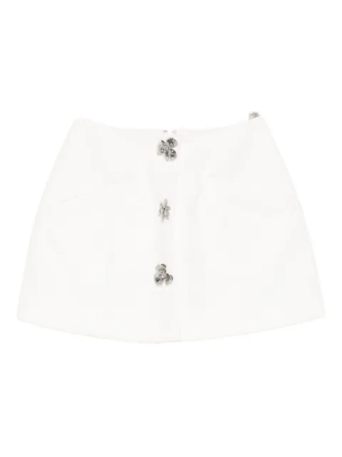 Blumarine floral-embellishment mini skirt