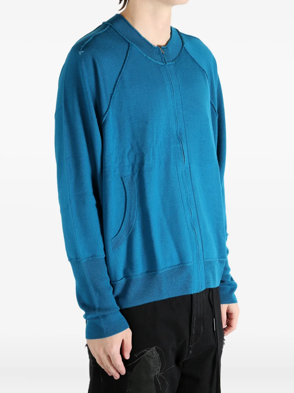 Asics X X Kiko Kostadinov Novalis Zip Pocket Cardigan In Blue