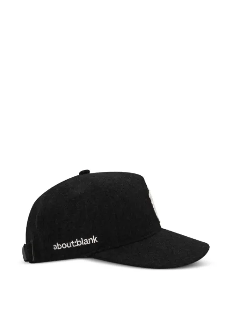 ABOUTBLANK embroidered-monogram cap