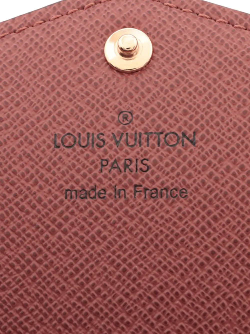 Pre-owned Louis Vuitton 2021-2025 Monogram Portefeuille Sarah Wallet Long Wallets In Brown