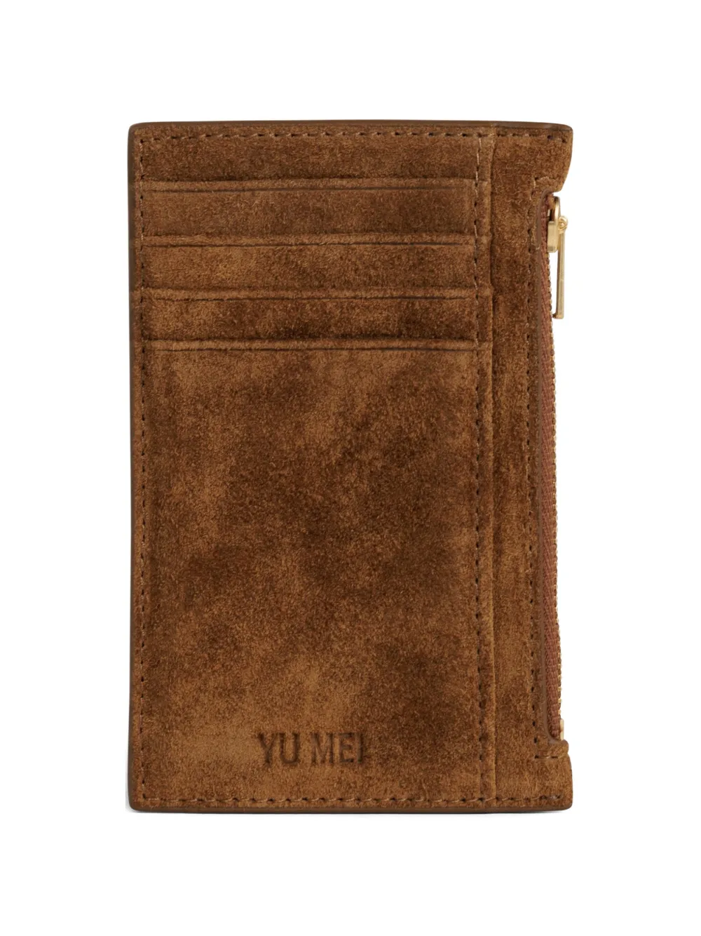 Yu Mei Frank zip wallet - Marrone
