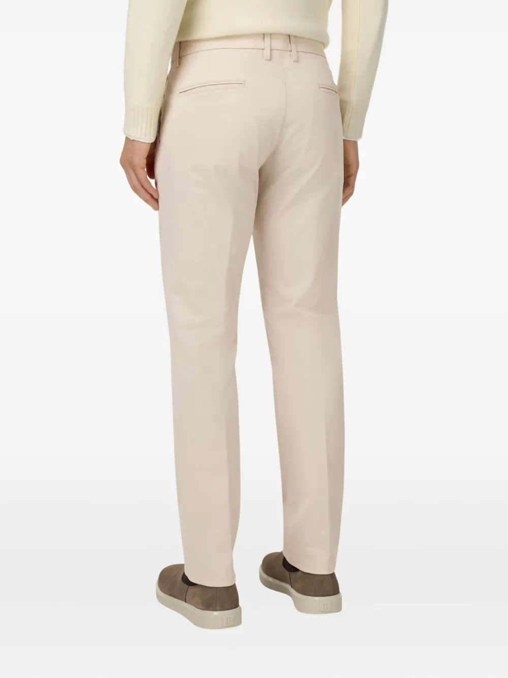 Boggi Milano Katoenen broek Beige