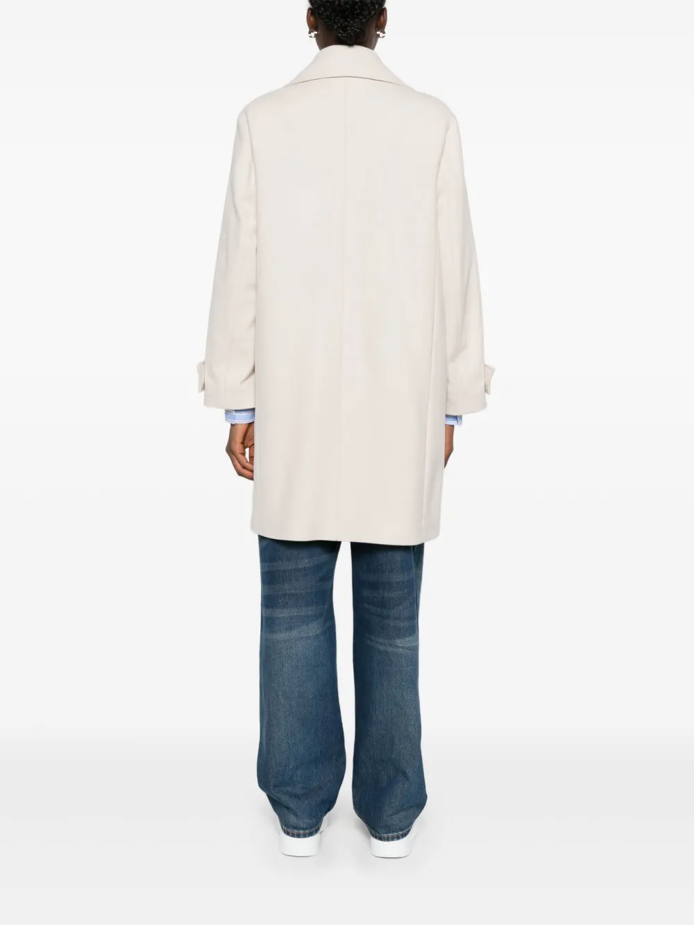 Paul Smith Button-up jas met zak Beige