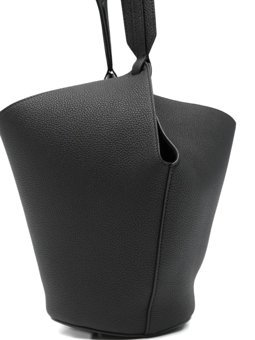 Khaite Lotus Chain Detailed Mini Tote Bag In Black