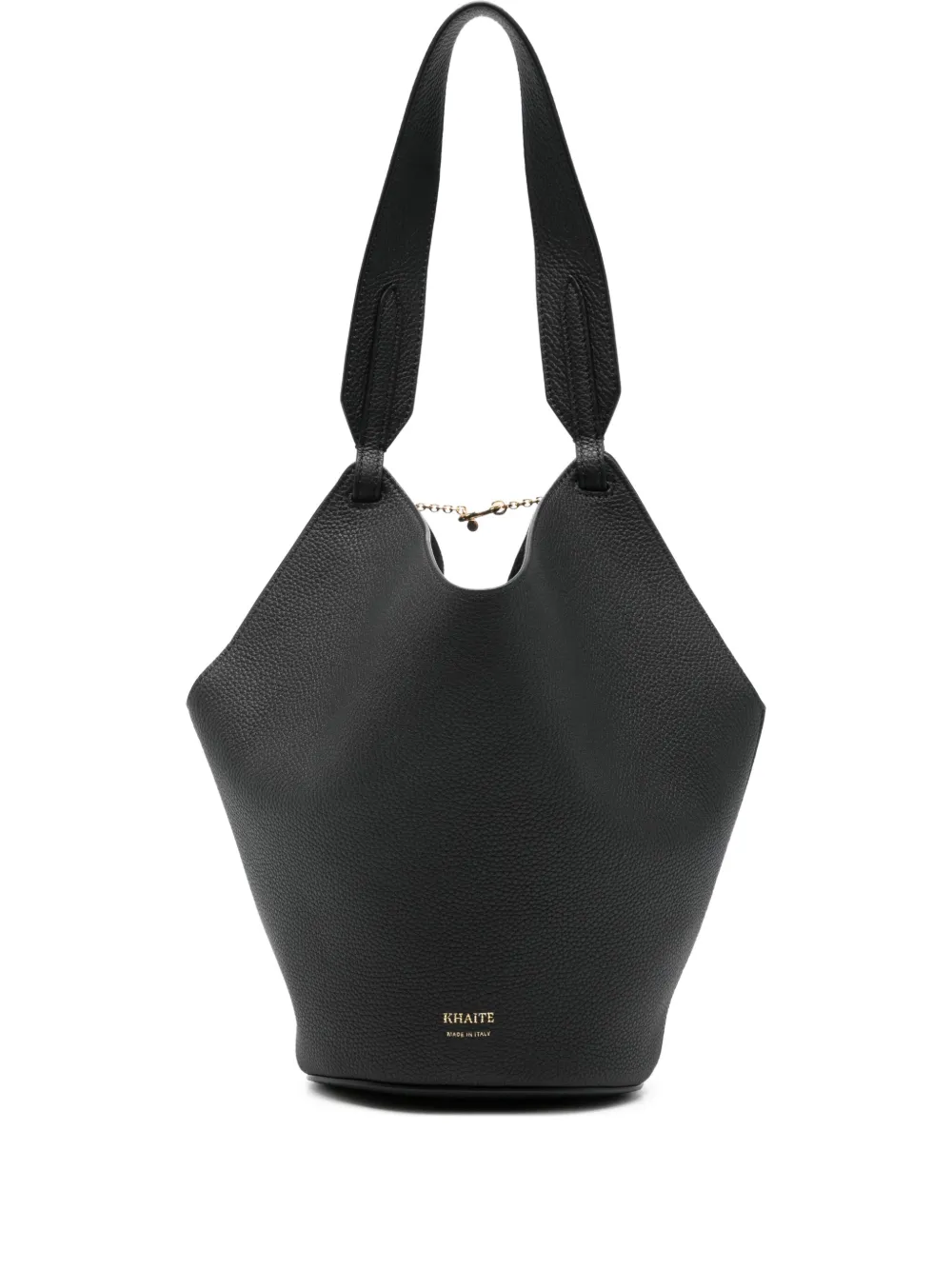 KHAITE Lotus chain mini shoulder bag | Black | Image 1