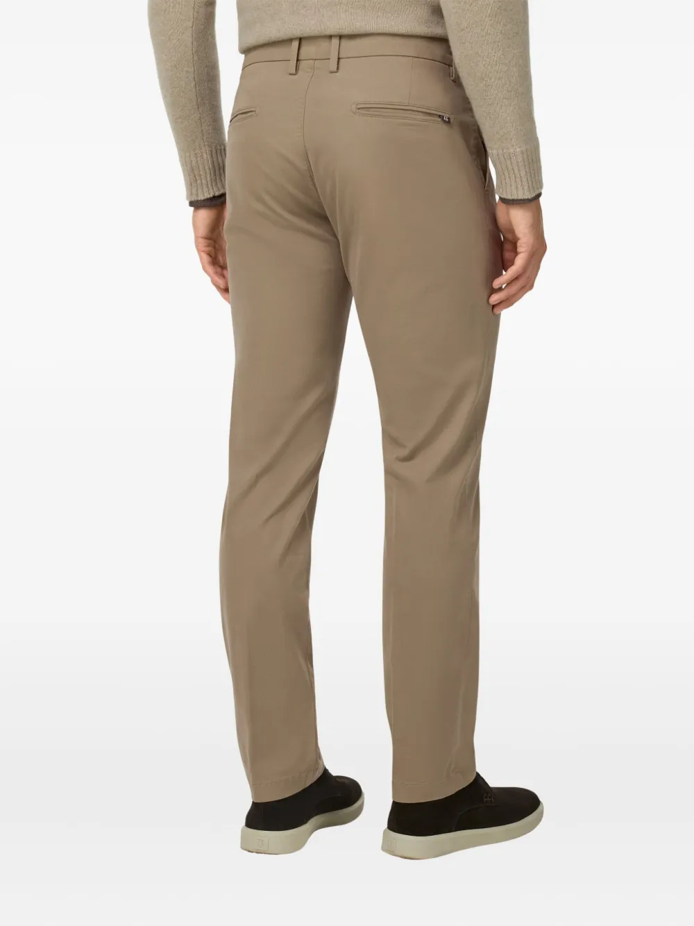 Boggi Milano Katoenen broek Beige