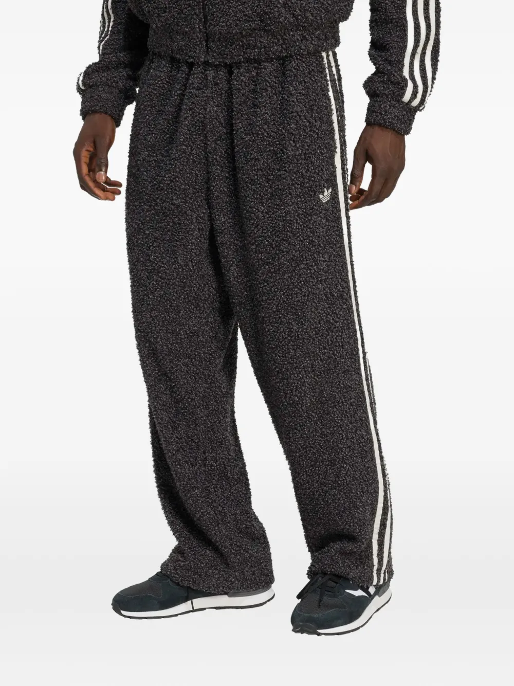 Adidas Firebird bouclé track pants - Zwart