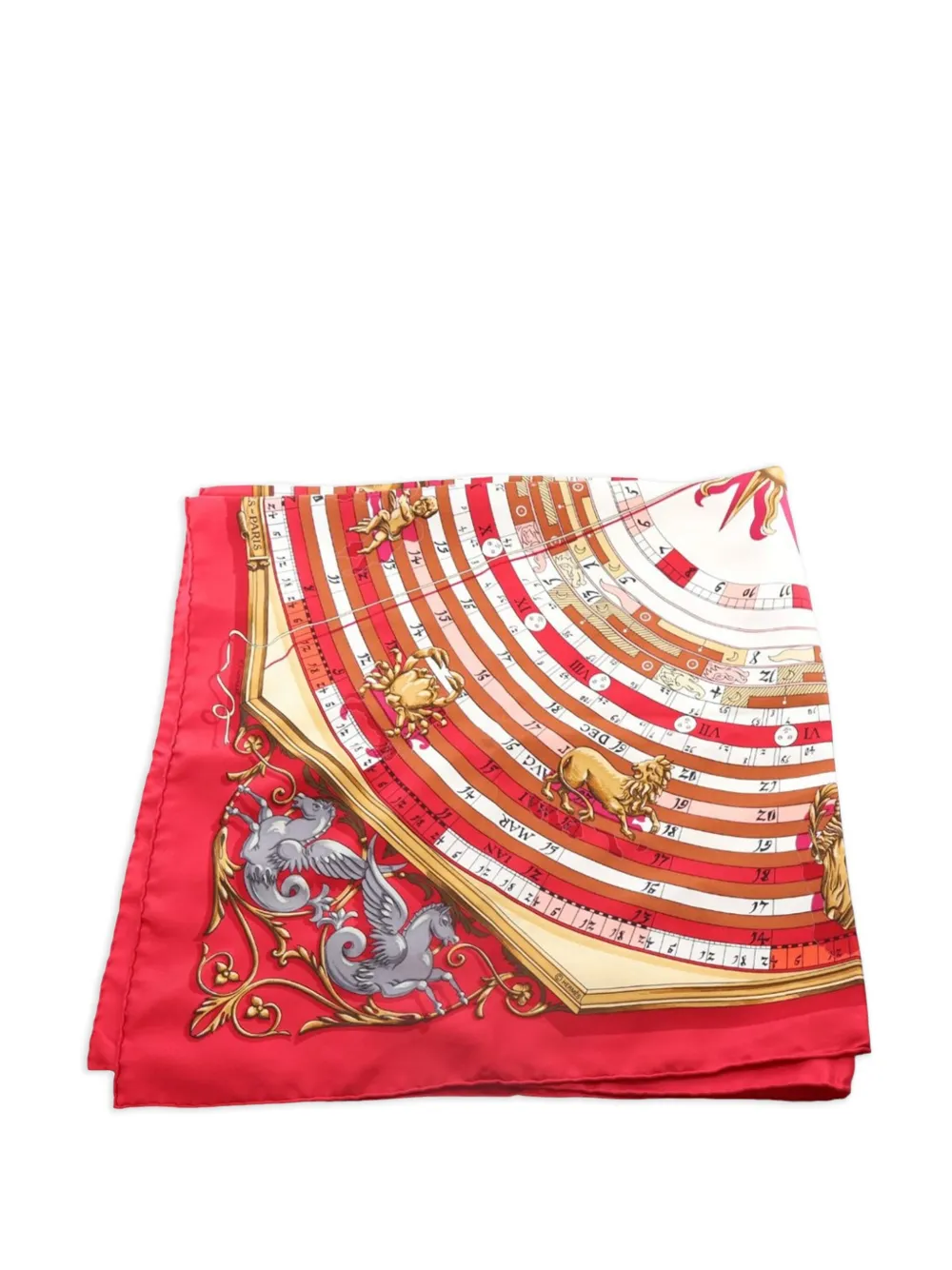 Hermès Pre-Owned 20th Century Astrologie Dies Et Hore 90 シルク