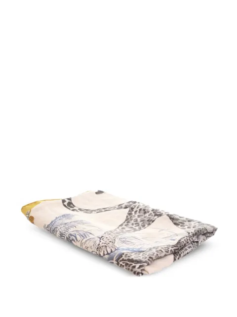 Hermès Pre-Owned 2020-2025 Jungle Love Schal aus Kaschmir und Seide