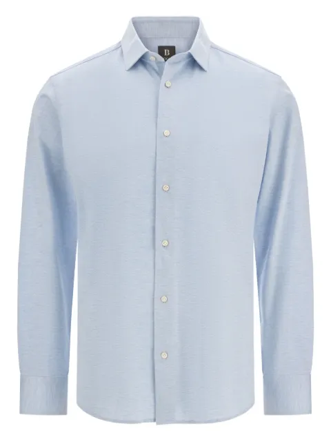 Boggi Milano poited-collar cotton shirt