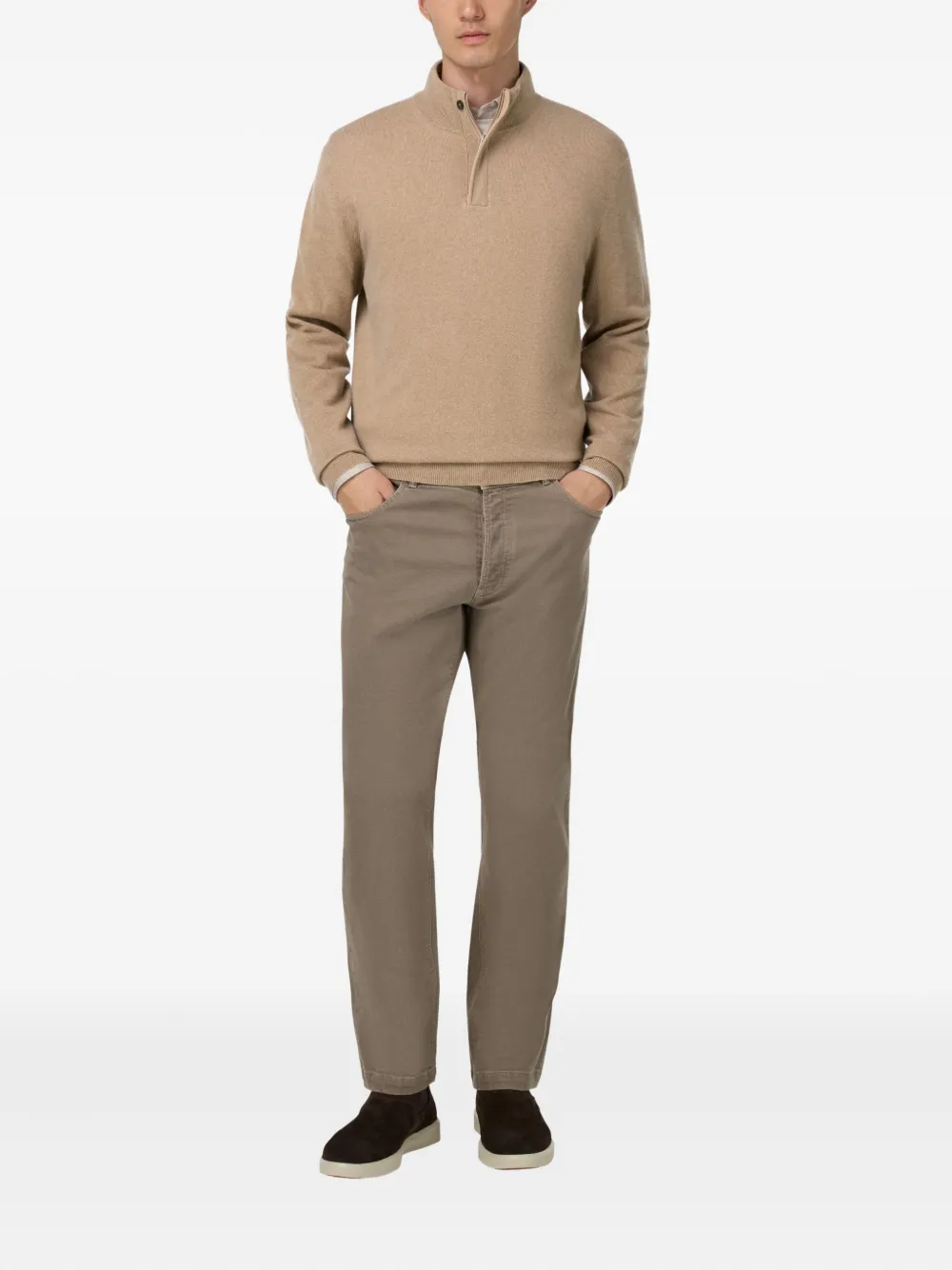 Boggi Milano Trui met lange mouwen - Beige