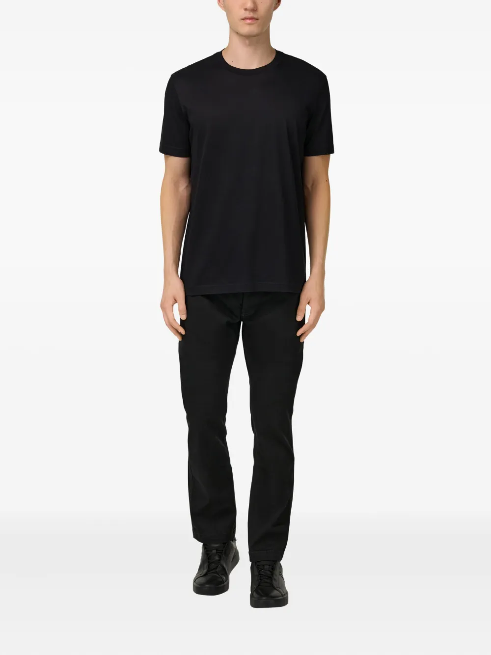 Boggi Milano Jeans met knopen - Zwart