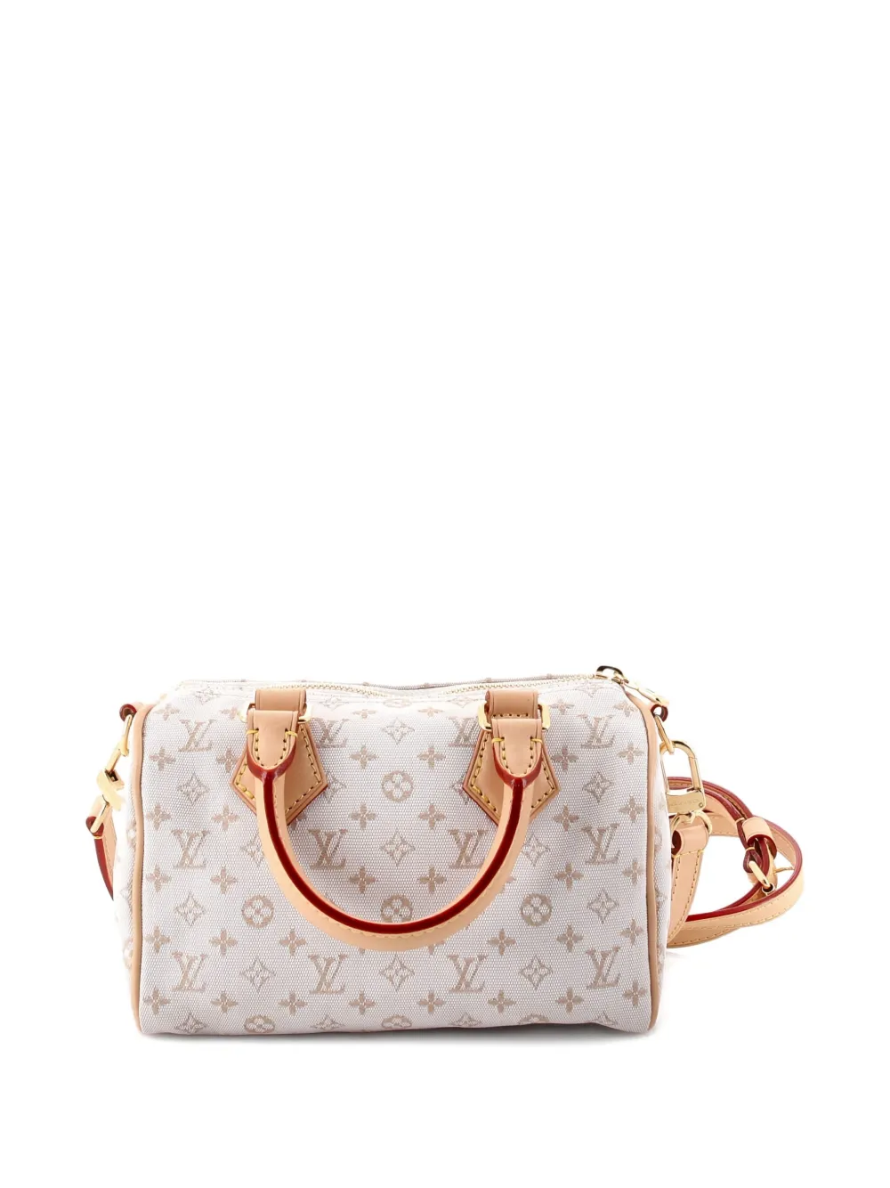 Pre-owned Louis Vuitton Speedy Bandouliere Bag Monogram Jacquard Polyamide 20 Satchel