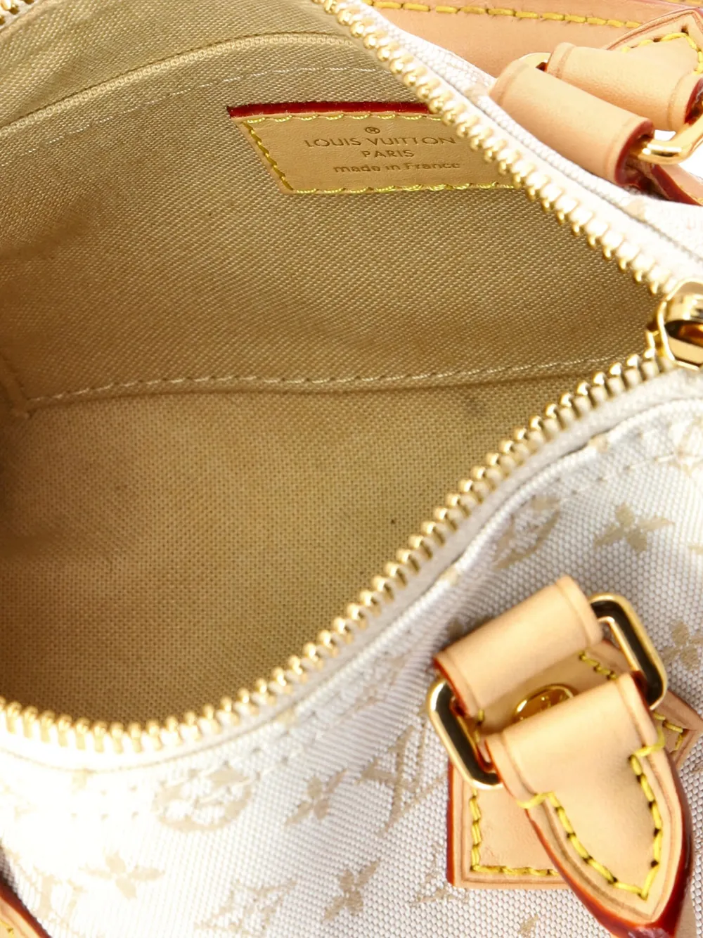 Pre-owned Louis Vuitton Speedy Bandouliere Bag Monogram Jacquard Polyamide 20 Satchel