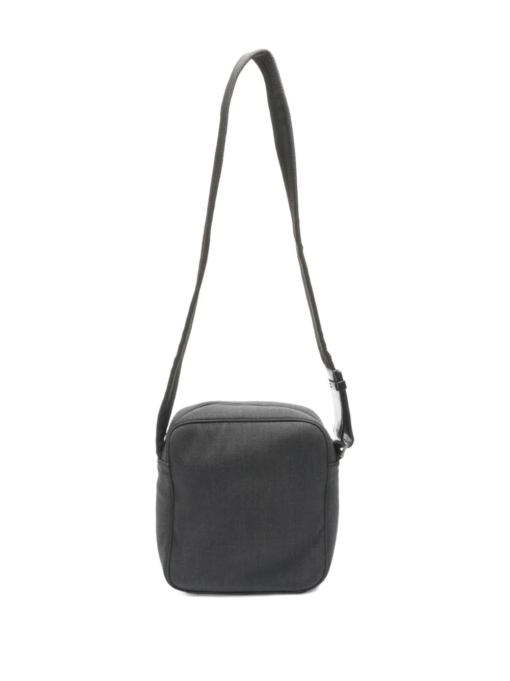 Pre-owned Prada 1990s Canvas Sport Cross Body Bag In Gray