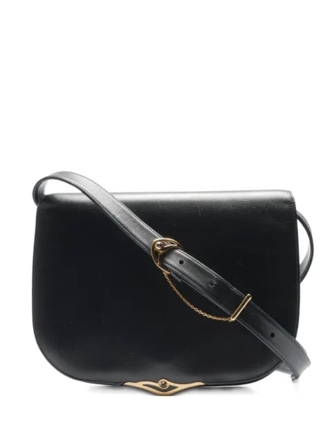 Cartier 1990s-2000s Black Sapphire Line cross body bag