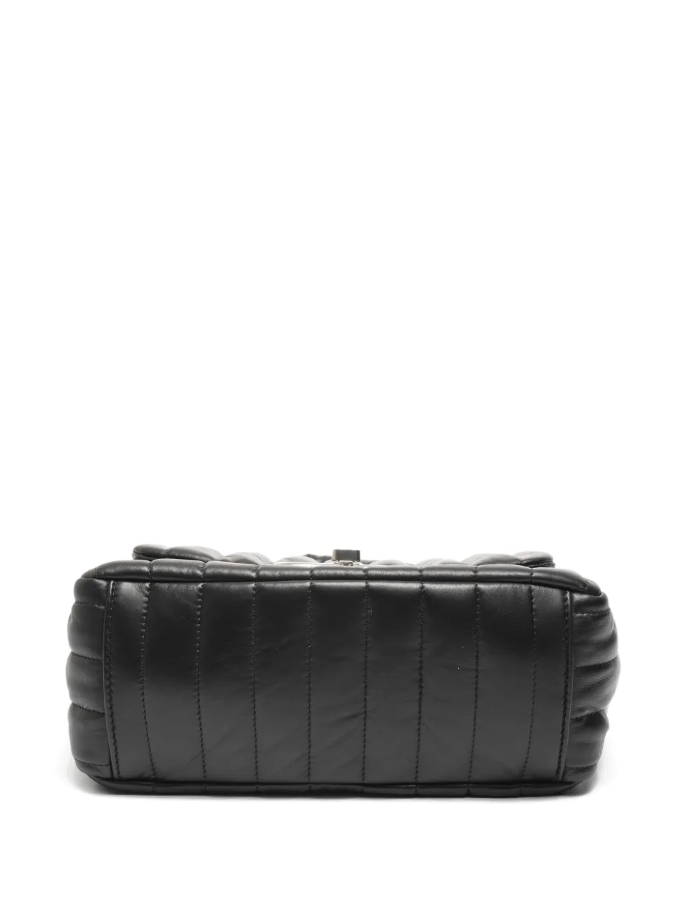 Pre-owned Balenciaga 2020-2025 Monaco Quilted Logo-plaque Shoulder Bag In Black