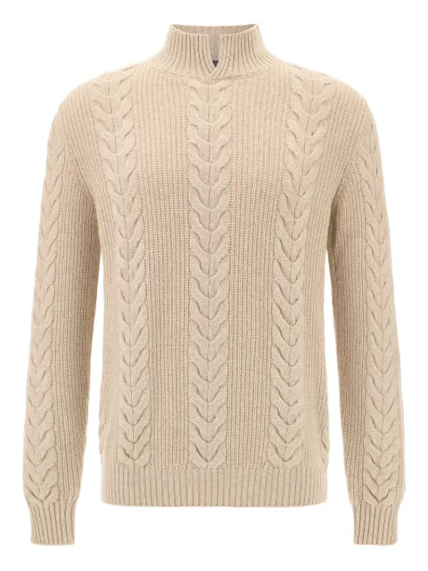 Boggi Milano cable-knit sweater