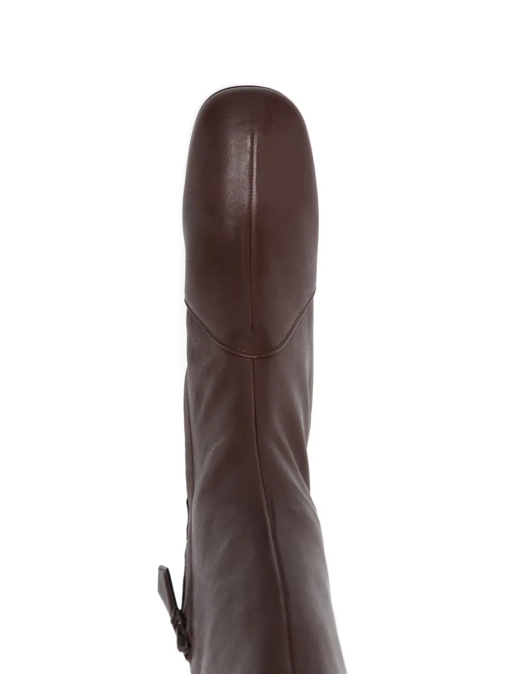 Miu 65 mm laarzen met gesp Bruin