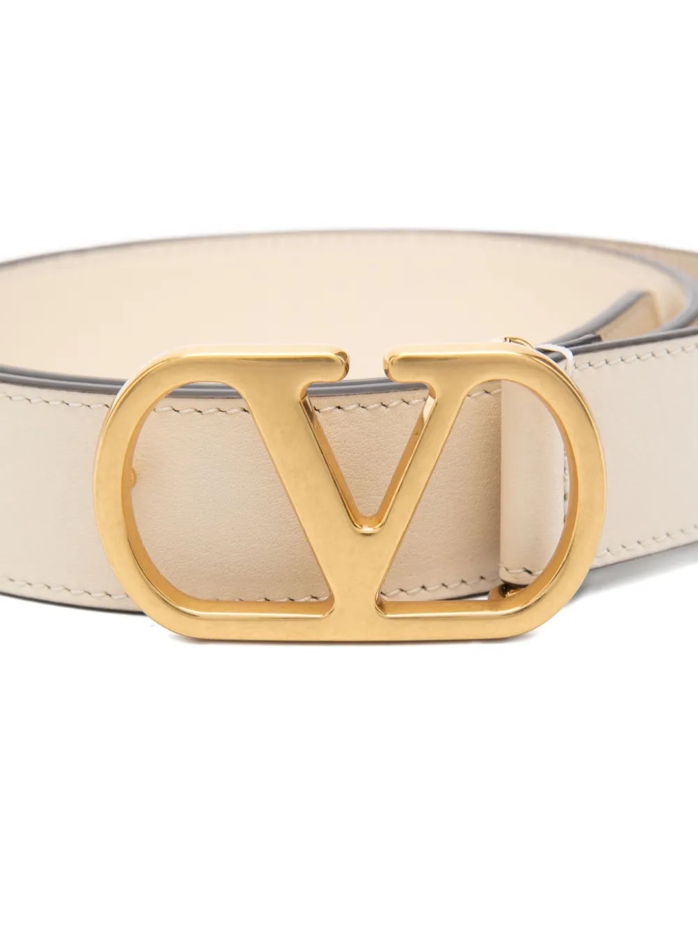 Valentino Garavani Riem met logoplakkaat Beige