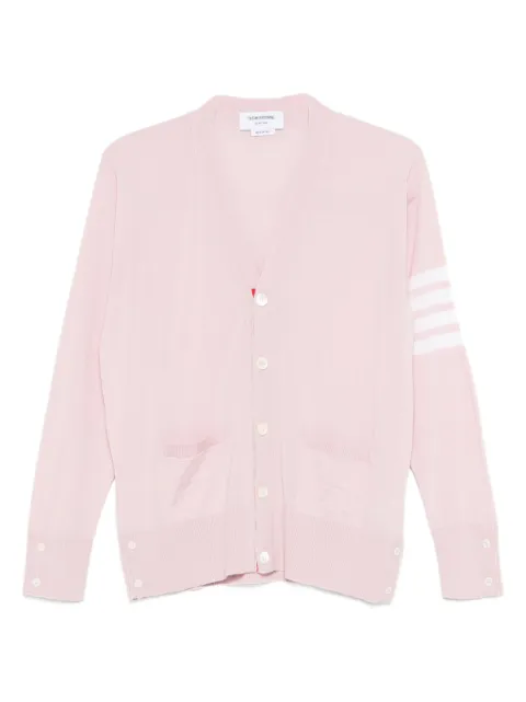 Thom Browne V-neck fine-knit cardigan