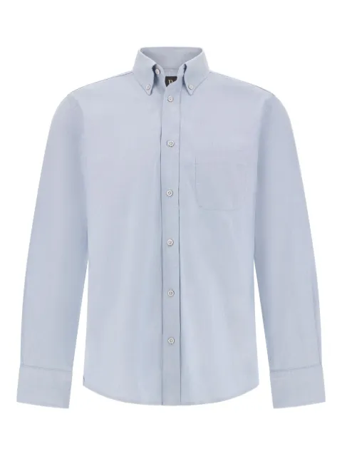 Boggi Milano camisa oxford con bolsillo en el pecho