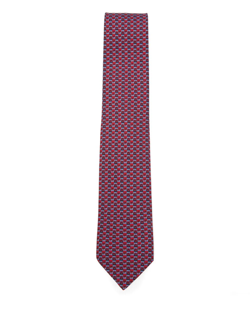 Ferragamo patterned tie | Red | Image 1