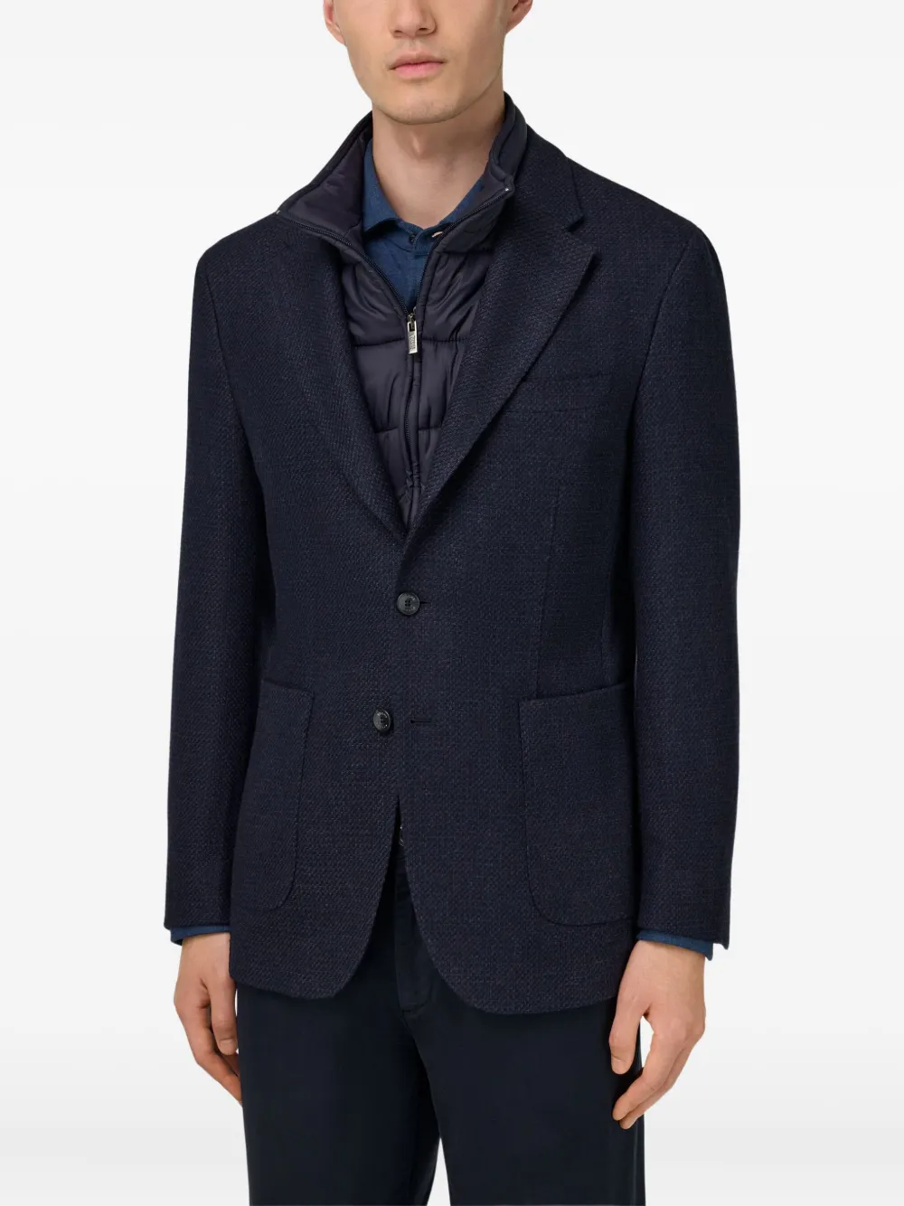 Boggi Milano Jack met opgestikte zakken Blauw