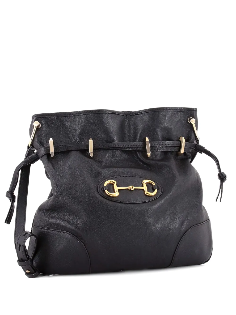 Gucci Pre-Owned Horsebit 1955 Messenger Bag Leather Large crossbody