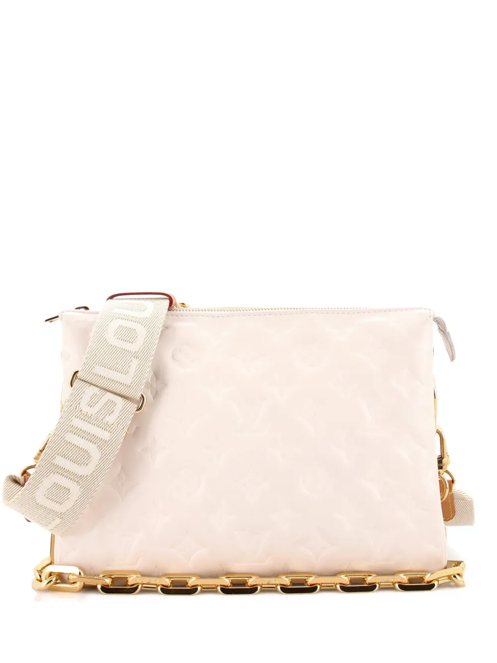 Louis Vuitton Pre-Owned Coussin Bag Monogram Embossed Lambskin PM Louis Vuitton Pre-Owned Coussin Bag Monogram Embossed Lambskin PM