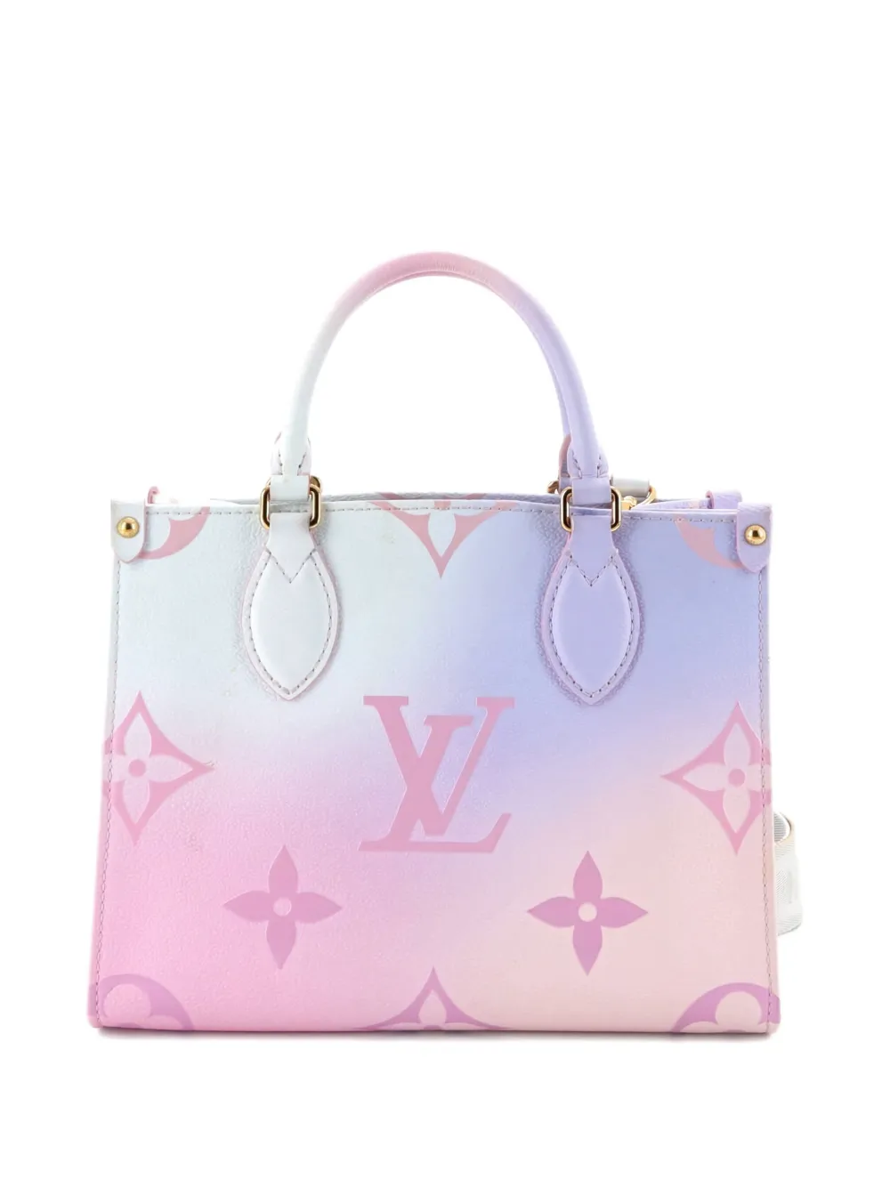Pre-owned Louis Vuitton Onthego Tote Spring In The City Monogram Giant Canvas Pm Shoulder Bag