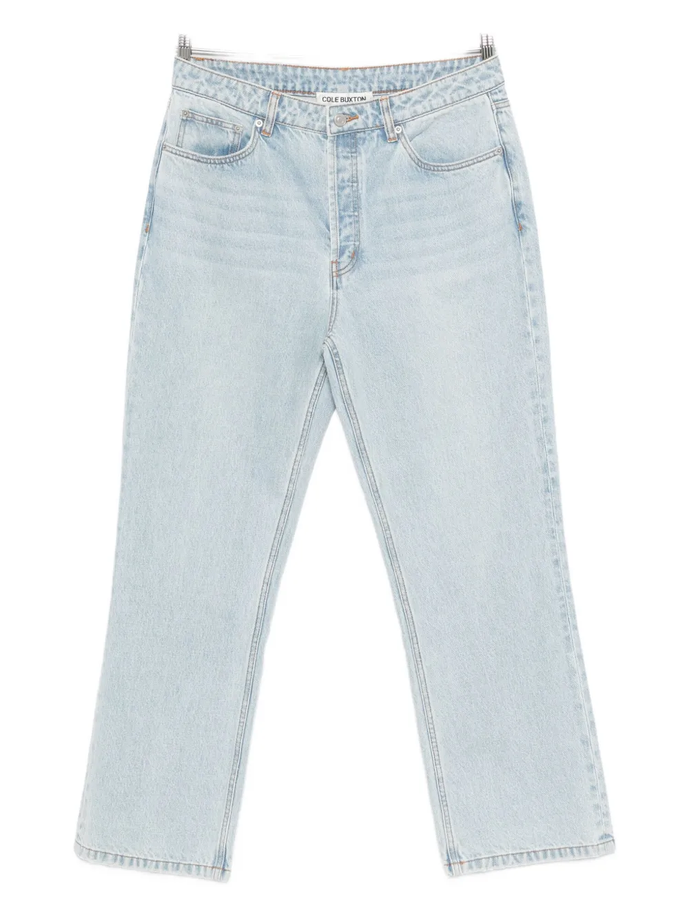 Cole Buxton Buttoned Denim Jeans In Blue