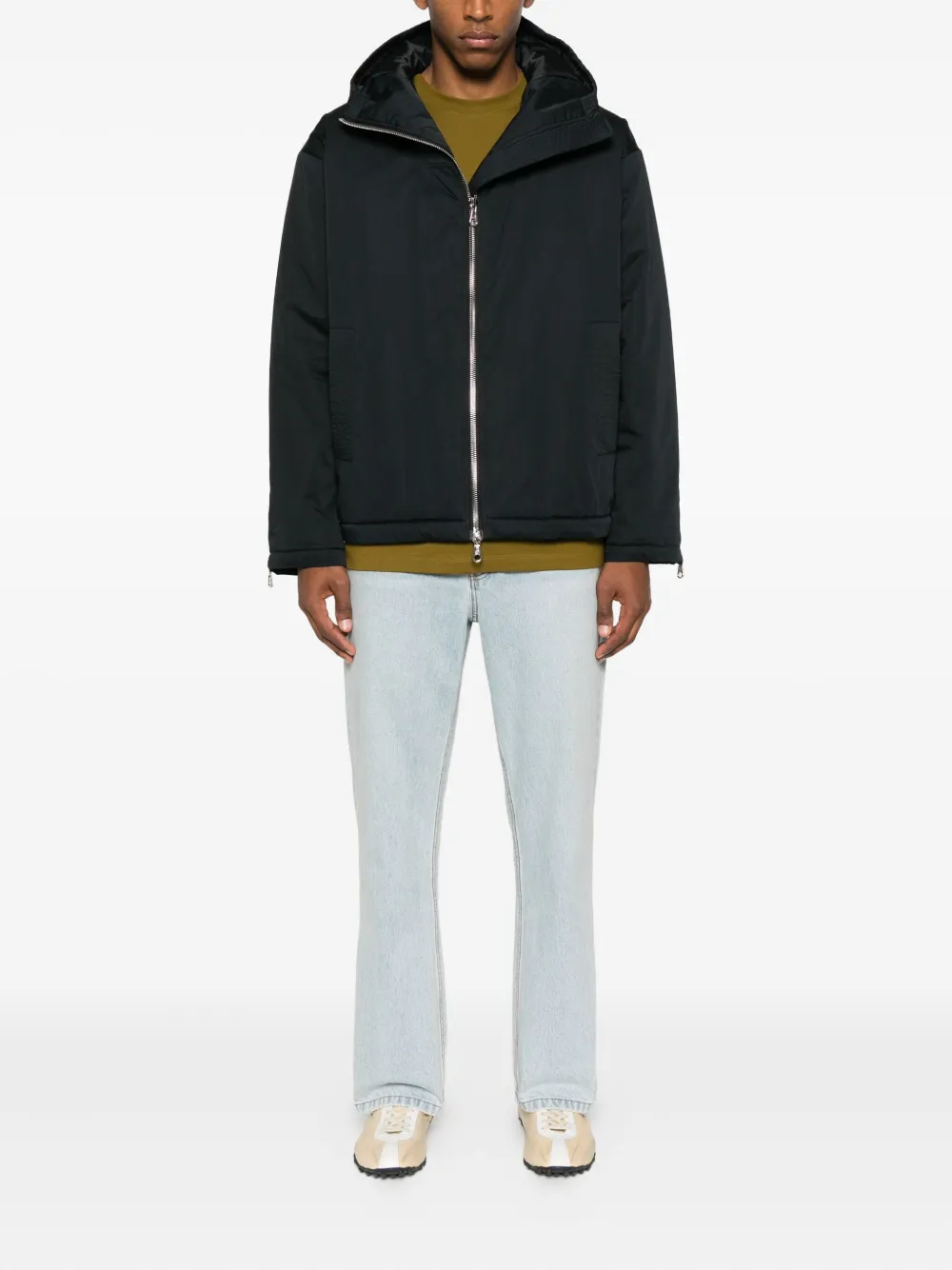 COLE BUXTON buttoned denim jeans - Blauw