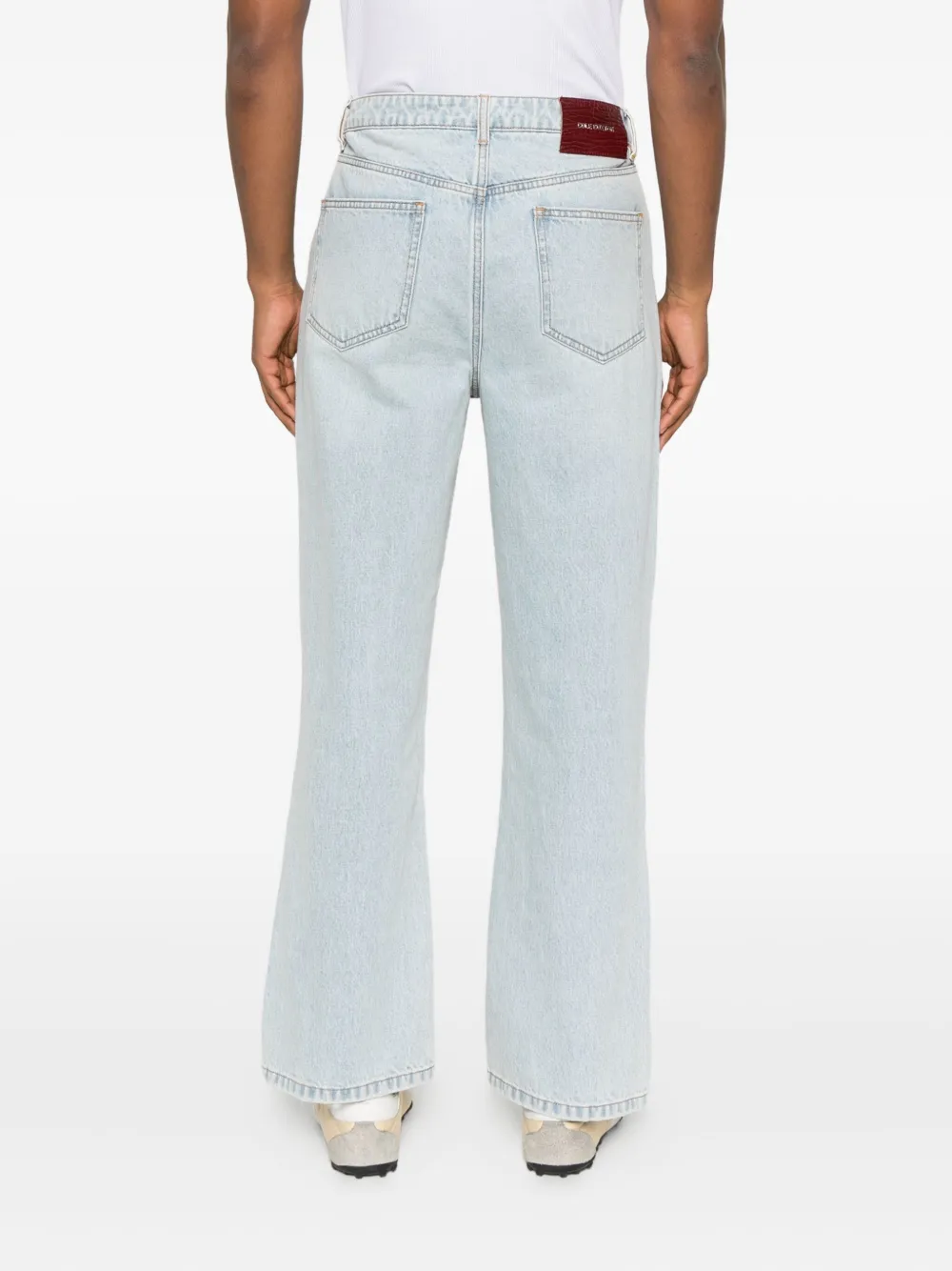 Cole Buxton Buttoned Denim Jeans In Blue