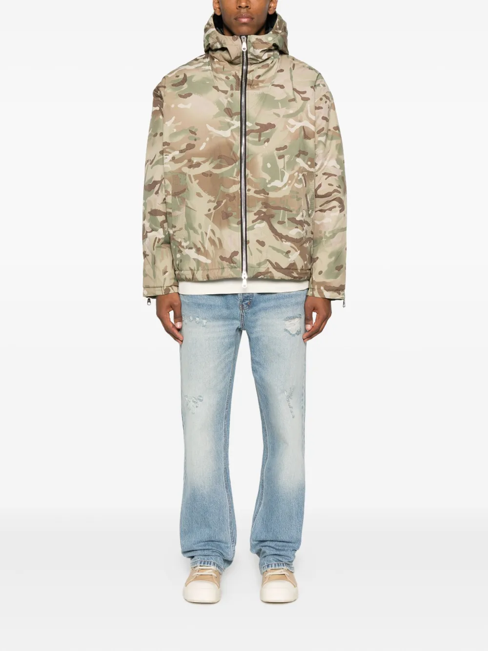 COLE BUXTON camouflage zip jacket | Hooded Jackets | Image 2