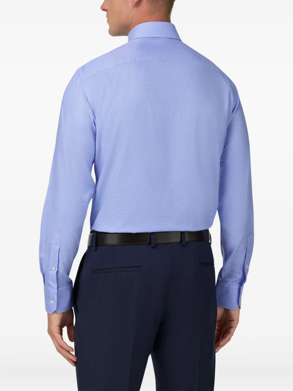 Houndstooth Cotton Shirt