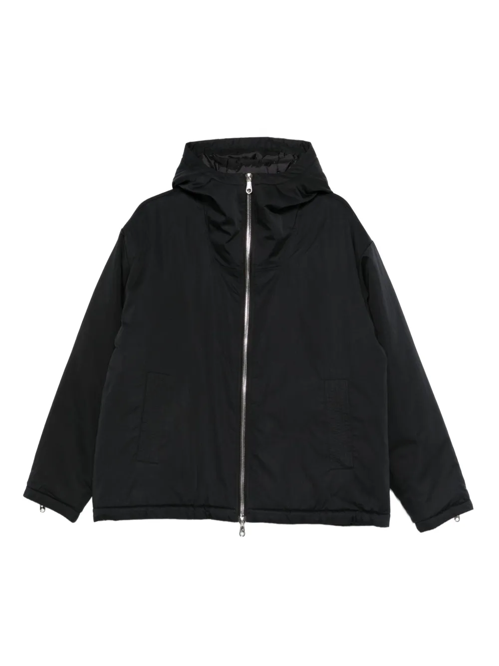COLE BUXTON hooded zip jacket | Black | Image 1