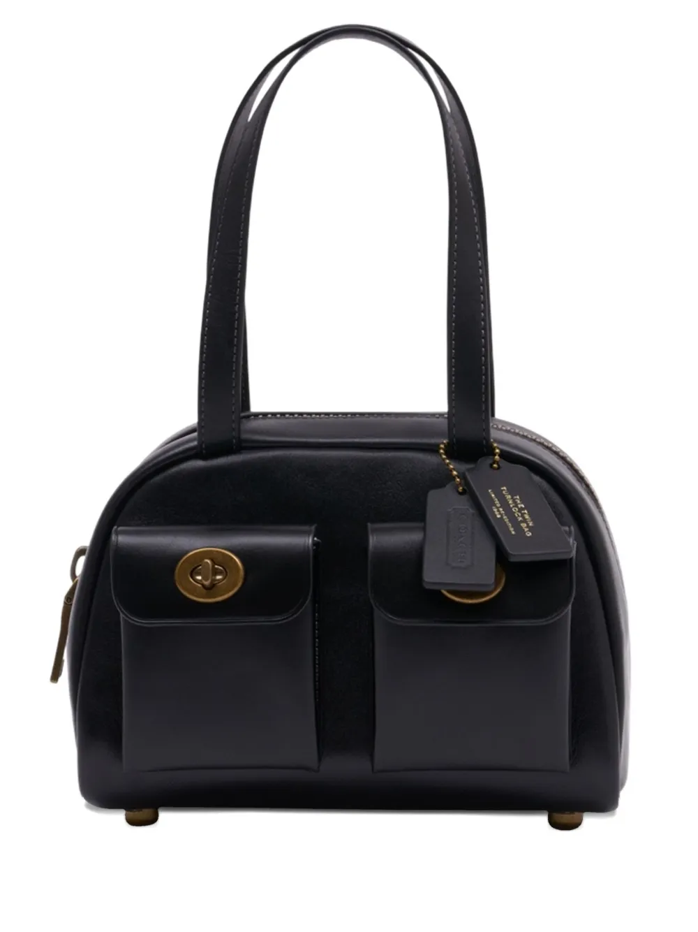 Coach Twin Turnlock Bag 20 shoulder bag - Nero