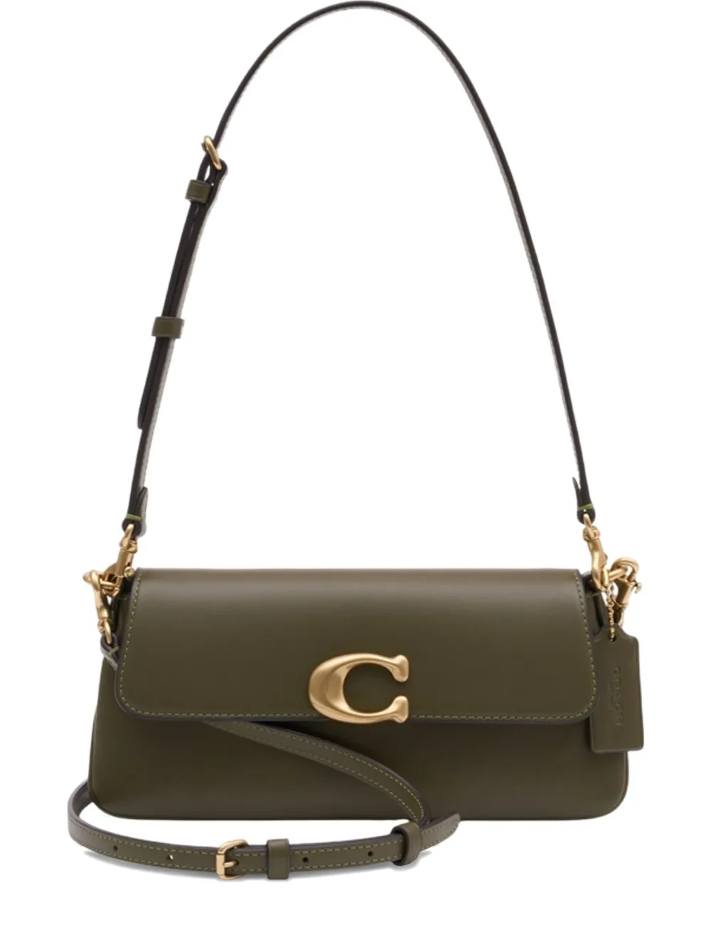 Coach Jet Detachable-strap Shoulder Bag In Green