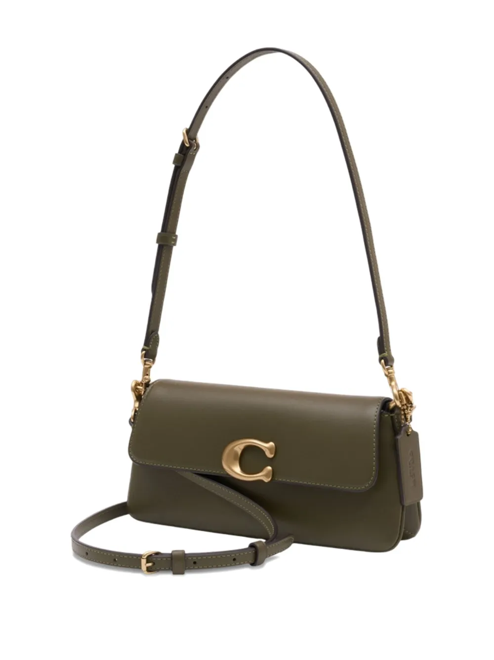 Coach Jet Detachable-strap Shoulder Bag In Green