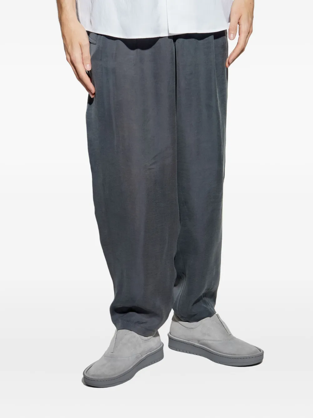 Giorgio Armani Plooibroek Grijs