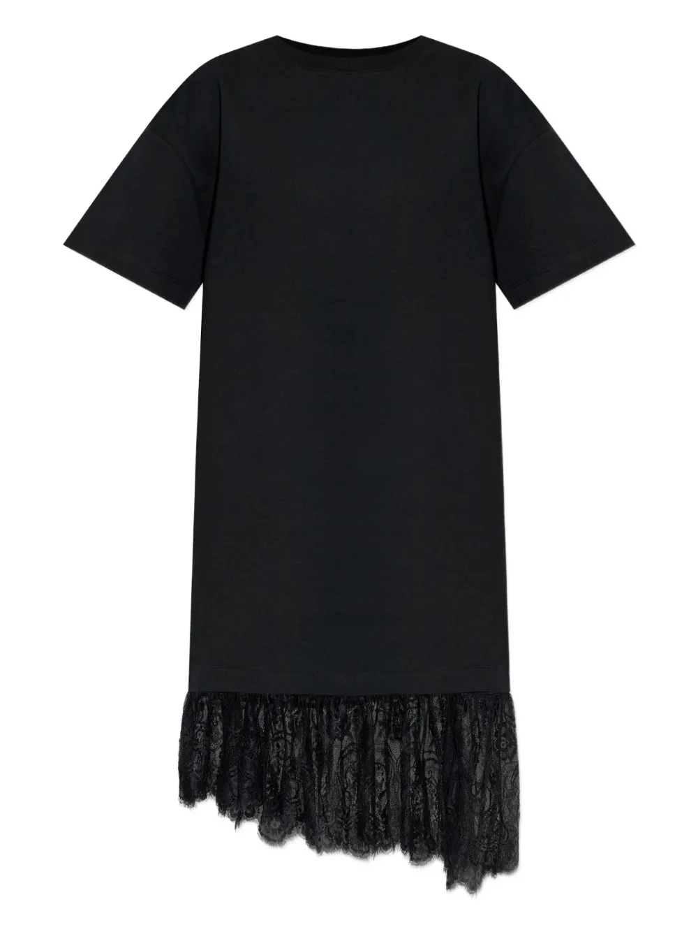 Munthe Rose Lace-trim T-shirt Dress In Black