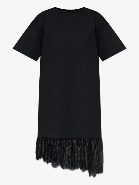 MUNTHE Rose lace-trim T-shirt dress