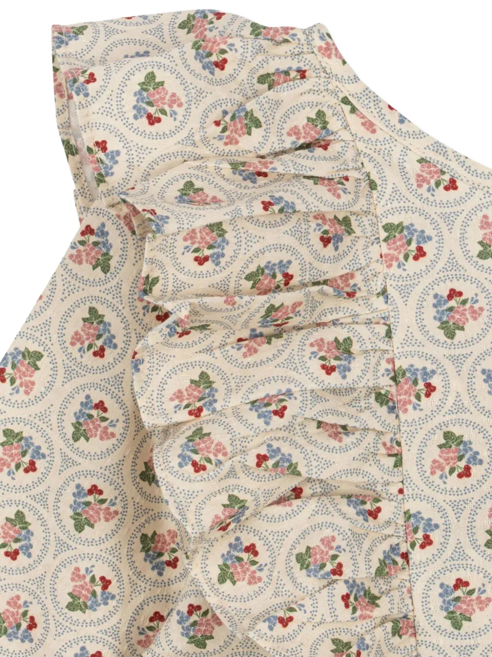Konges Sløjd ruffled-detail dress - Beige