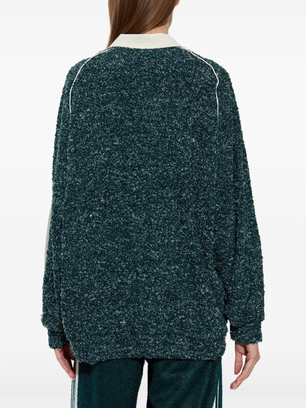 adidas Trui met polokraag en lange mouwen Groen