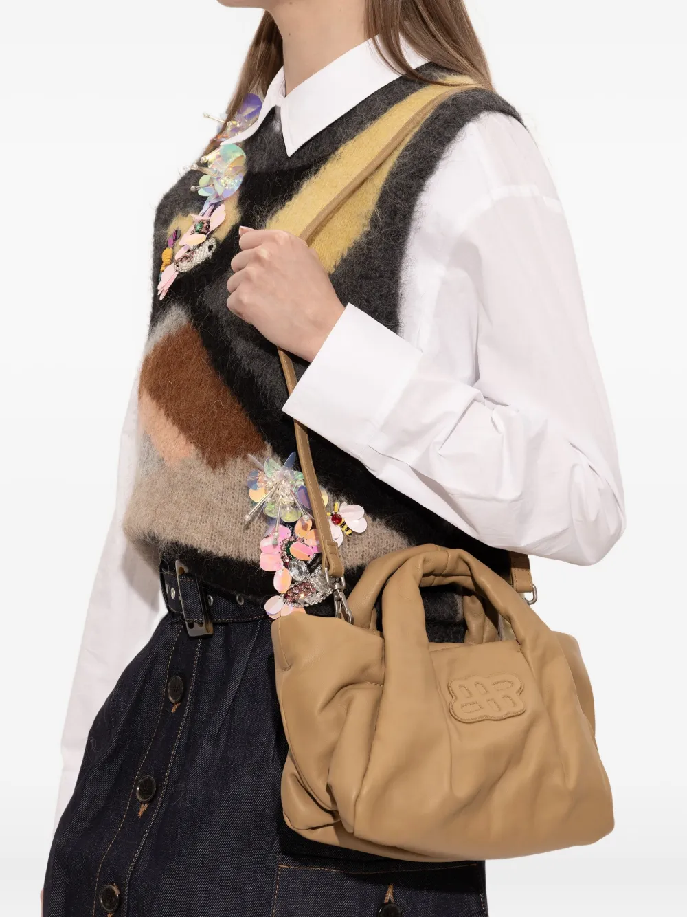 MUNTHE Lixia handbag - Beige