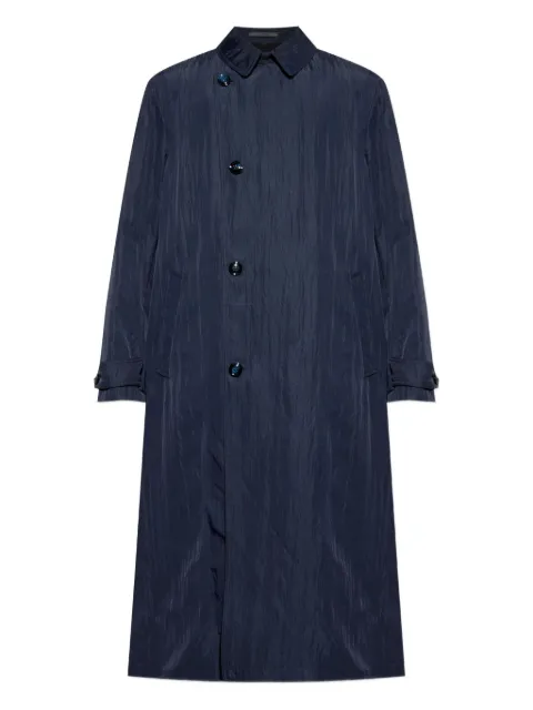 Giorgio Armani ruched trench coat